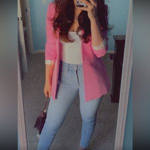 Zara pink blazer